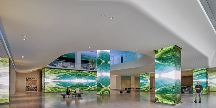 AT&T Headquarters lobby. 